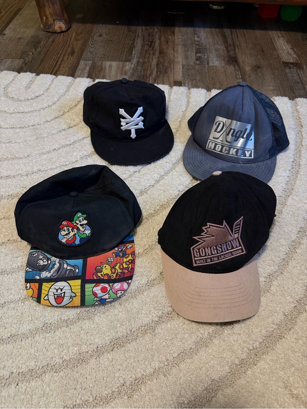 Boys hat lot
